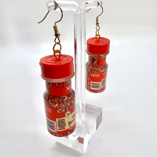 McCormick Red Pepper Spice Earrings