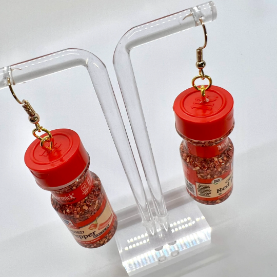 McCormick Red Pepper Spice Earrings