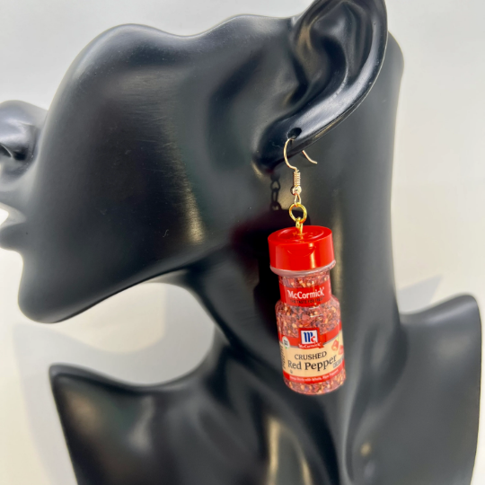 McCormick Red Pepper Spice Earrings