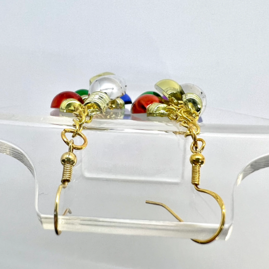 Christmas Light Bulb Earrings