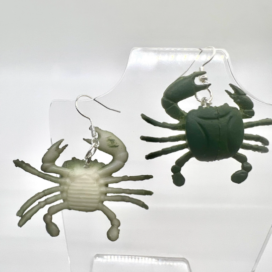 Cajun Crab Earrings