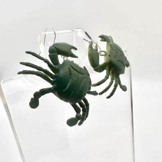 Cajun Crab Earrings