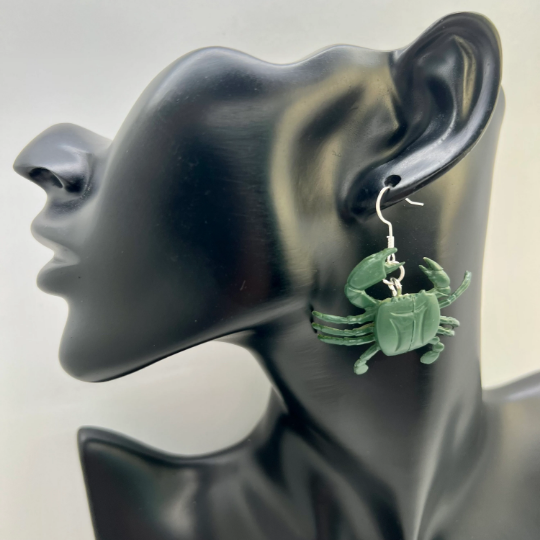 Cajun Crab Earrings