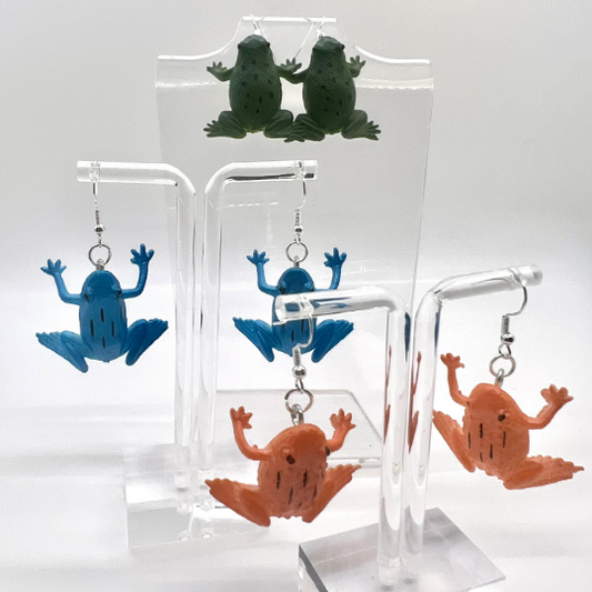 Bull Frog Earrings