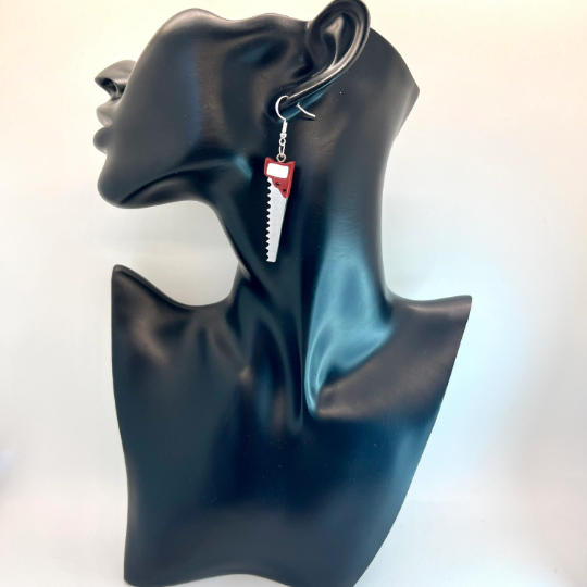Saw Blade Tool Earrings