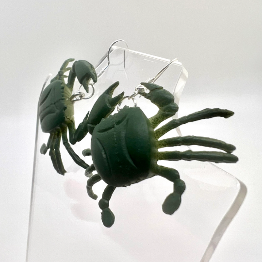 Cajun Crab Earrings