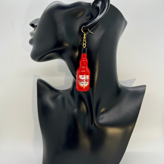 Franks Red Hot Sauce Earrings