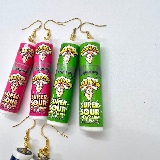 War Heads Candy Earrings