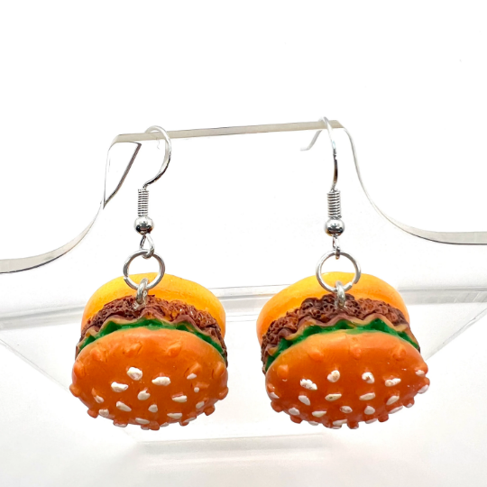 Hamburger Earrings
