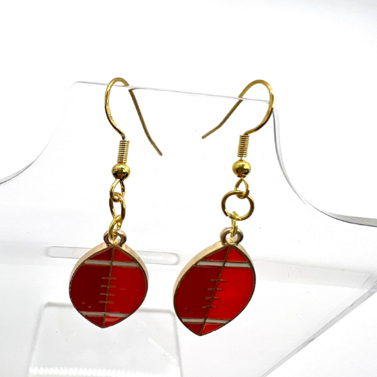 Football Earrings
