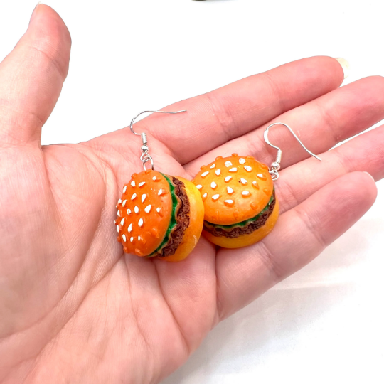 Hamburger Earrings