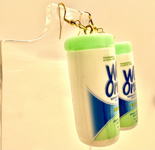 Wet Ones Wipes Mini Brands Earrings