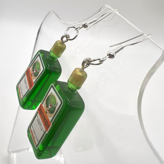 Jagermeister Bottle Earrings