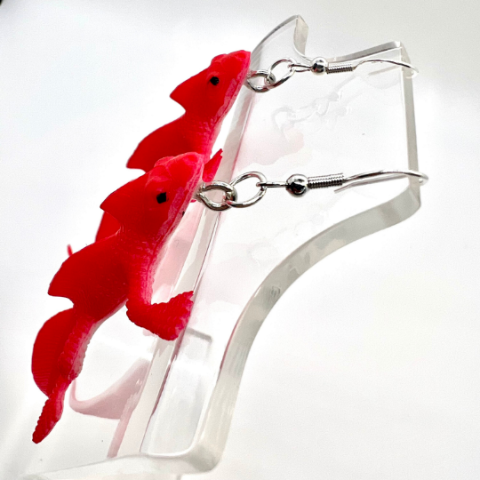 Large Lizard Earrings