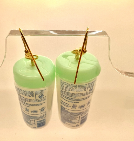 Wet Ones Wipes Mini Brands Earrings