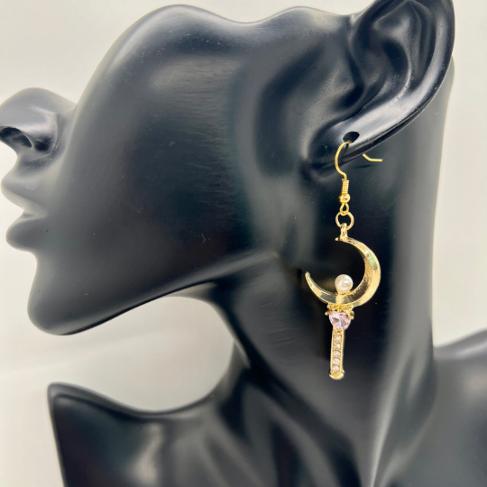 Sailor Moon Wand Earrings