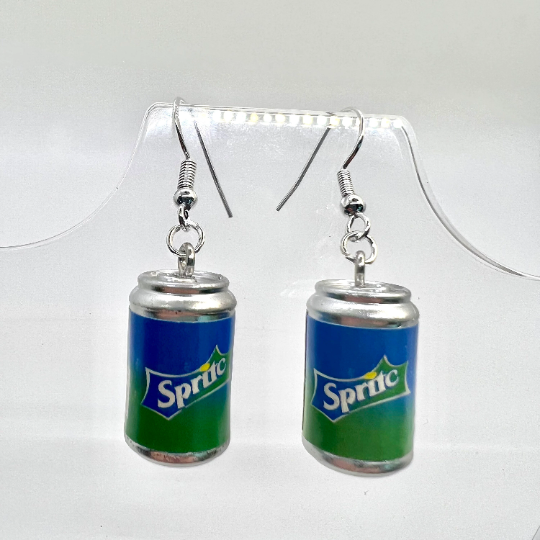Sprite Can Earrings