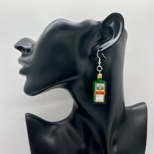 Jagermeister Bottle Earrings