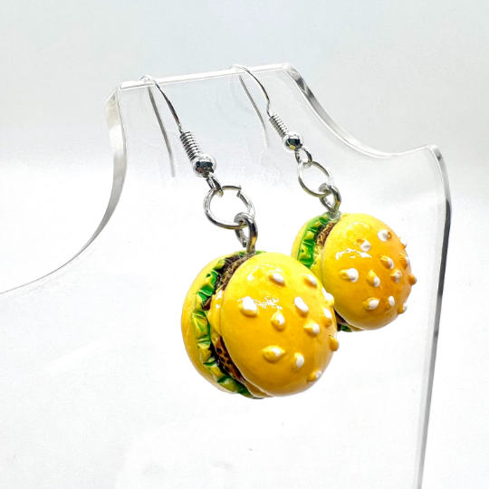 Hamburger Earrings