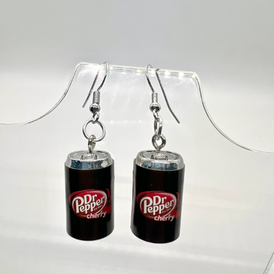 Dr Pepper Dark Cherry Earrings