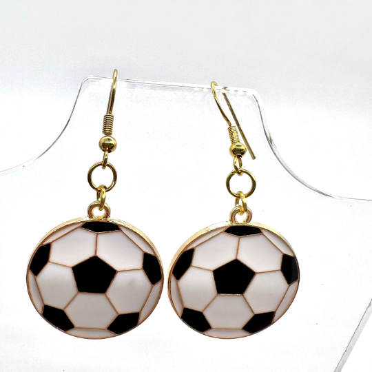 Soccer Earrings