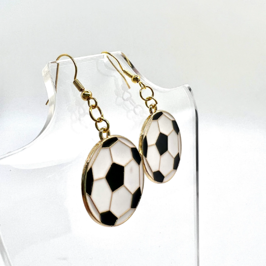 Soccer Earrings