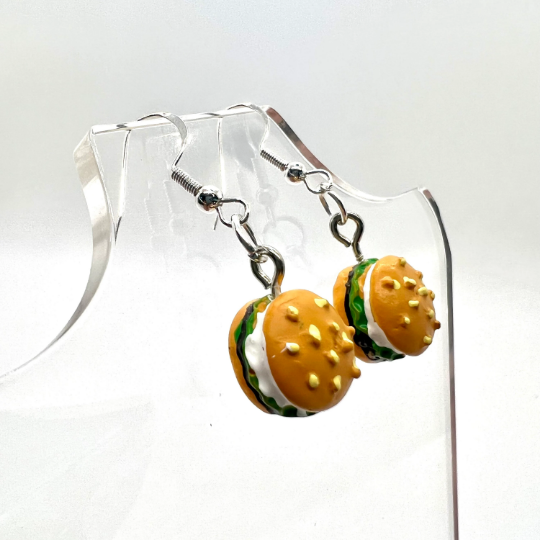 Hamburger Earrings