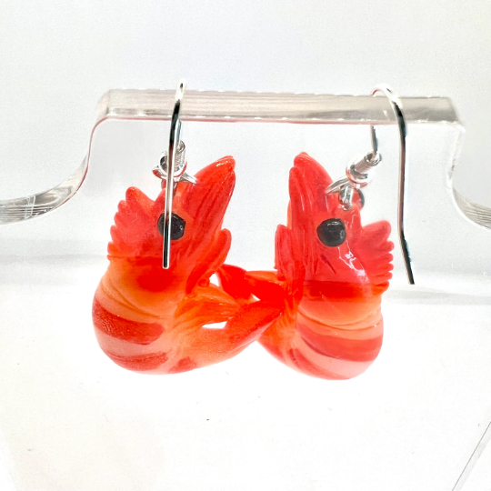 Large Shrimp Earrings