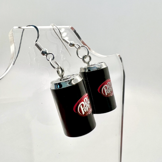Dr Pepper Dark Cherry Earrings