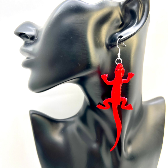 Large Lizard Earrings