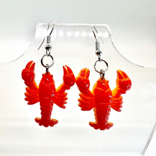Red Lobster Earrings