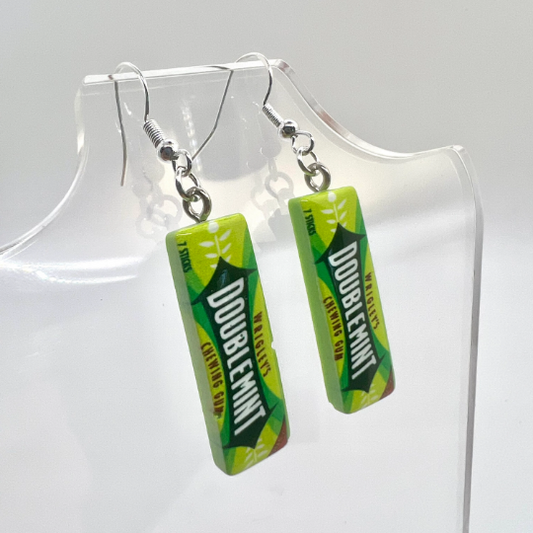 Double Mint Gum Earrings