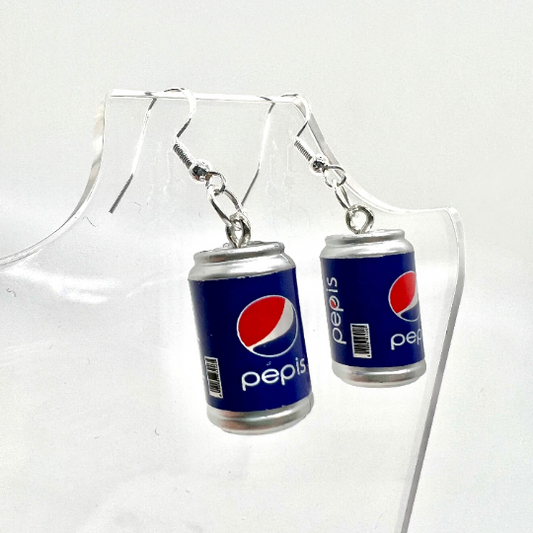 Pepsi Can Earrings