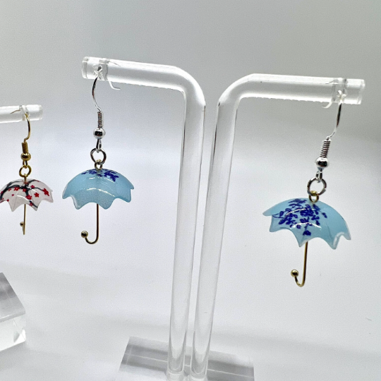 Floral Umbrella Earrings