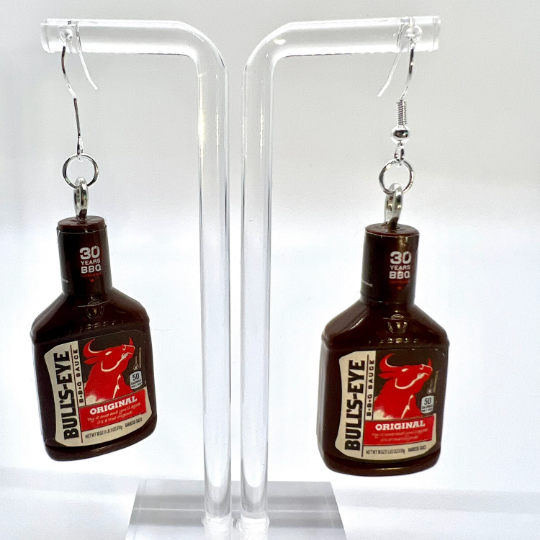 Bulls Eye BBQ Earrings
