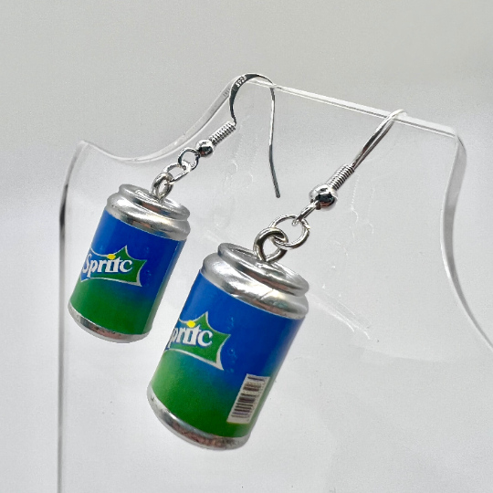 Sprite Can Earrings