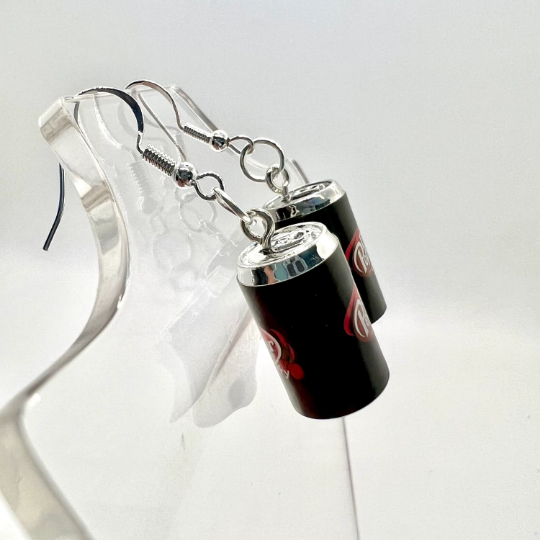 Dr Pepper Dark Cherry Earrings