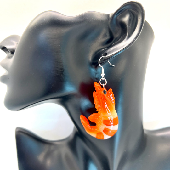Large Shrimp Earrings
