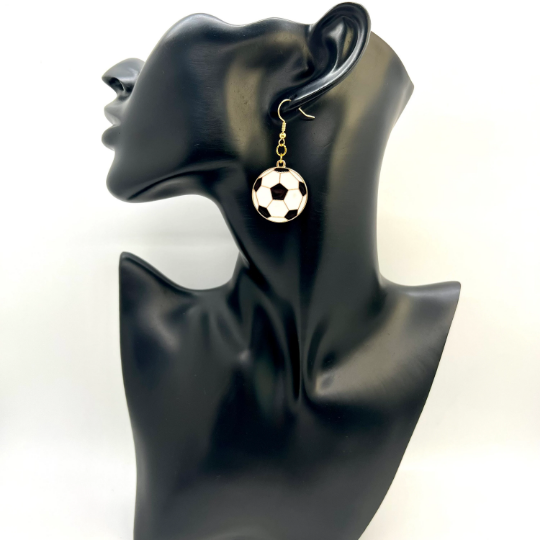 Soccer Earrings