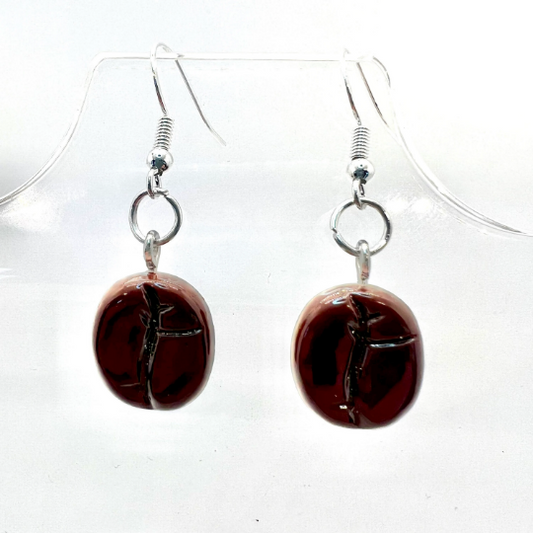 Coffee Bean Earrings