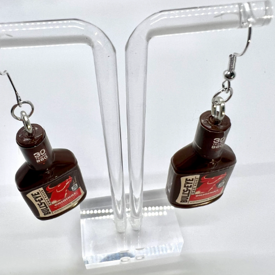 Bulls Eye BBQ Earrings