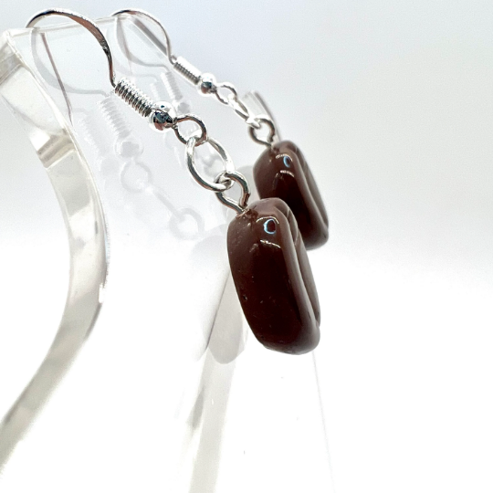 Coffee Bean Earrings