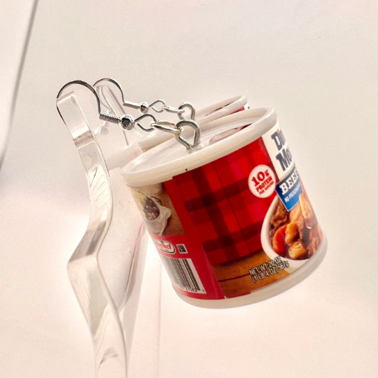 Dinty Moore Beef Stew Can Earrings