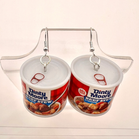 Dinty Moore Beef Stew Can Earrings