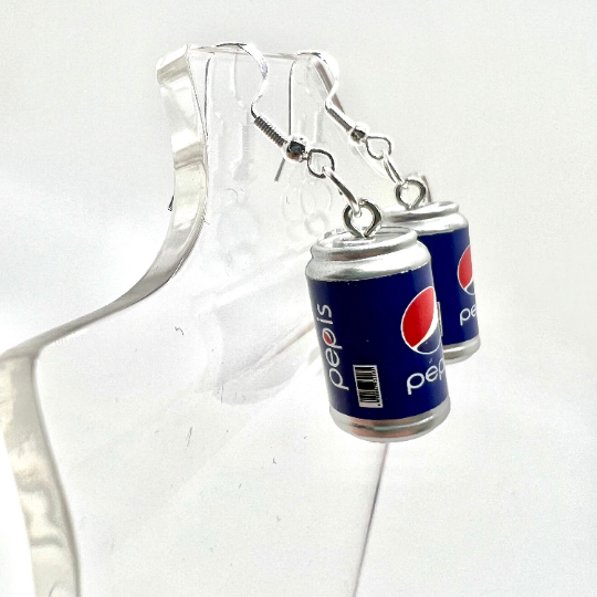 Pepsi Can Earrings