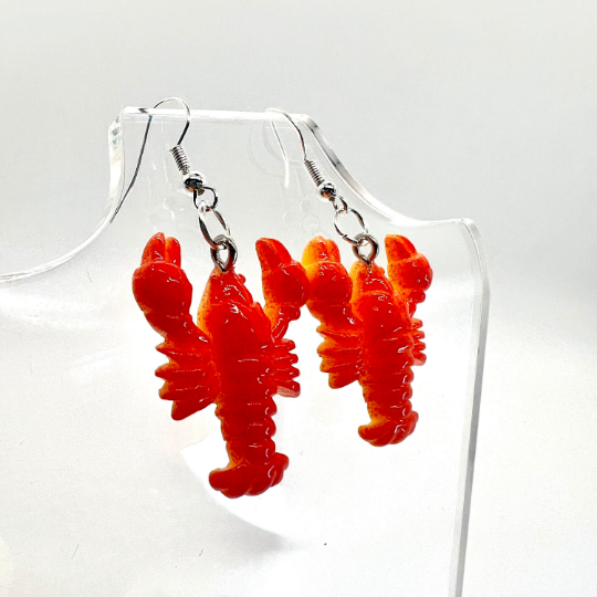 Red Lobster Earrings