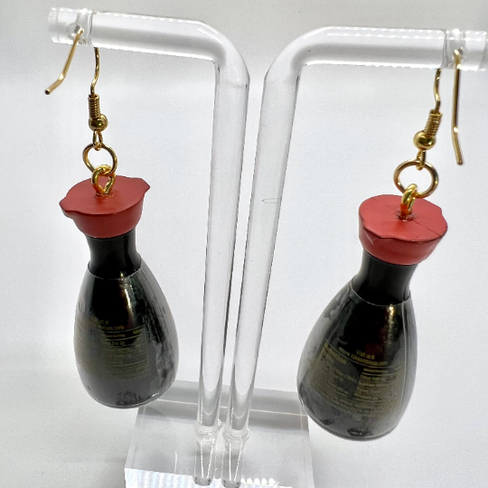 Kikkoman Soy Sauce Earrings