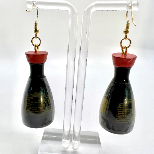 Kikkoman Soy Sauce Earrings