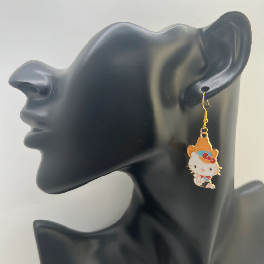 Hello Kitty Character Earrings