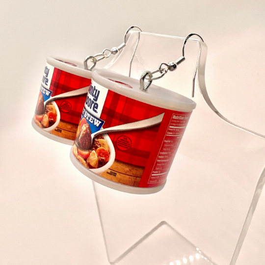 Dinty Moore Beef Stew Can Earrings